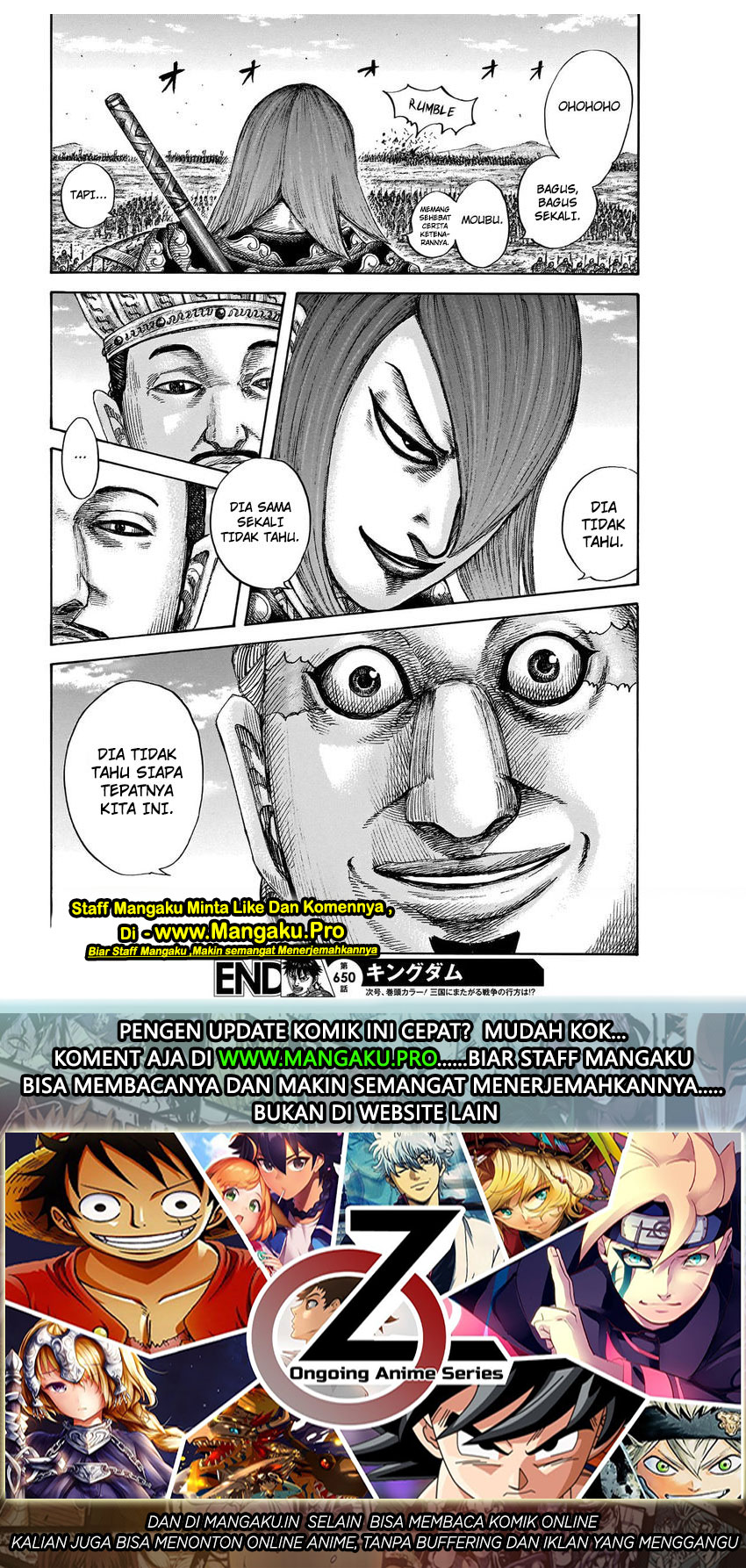 Kingdom Chapter 650 Gambar 19