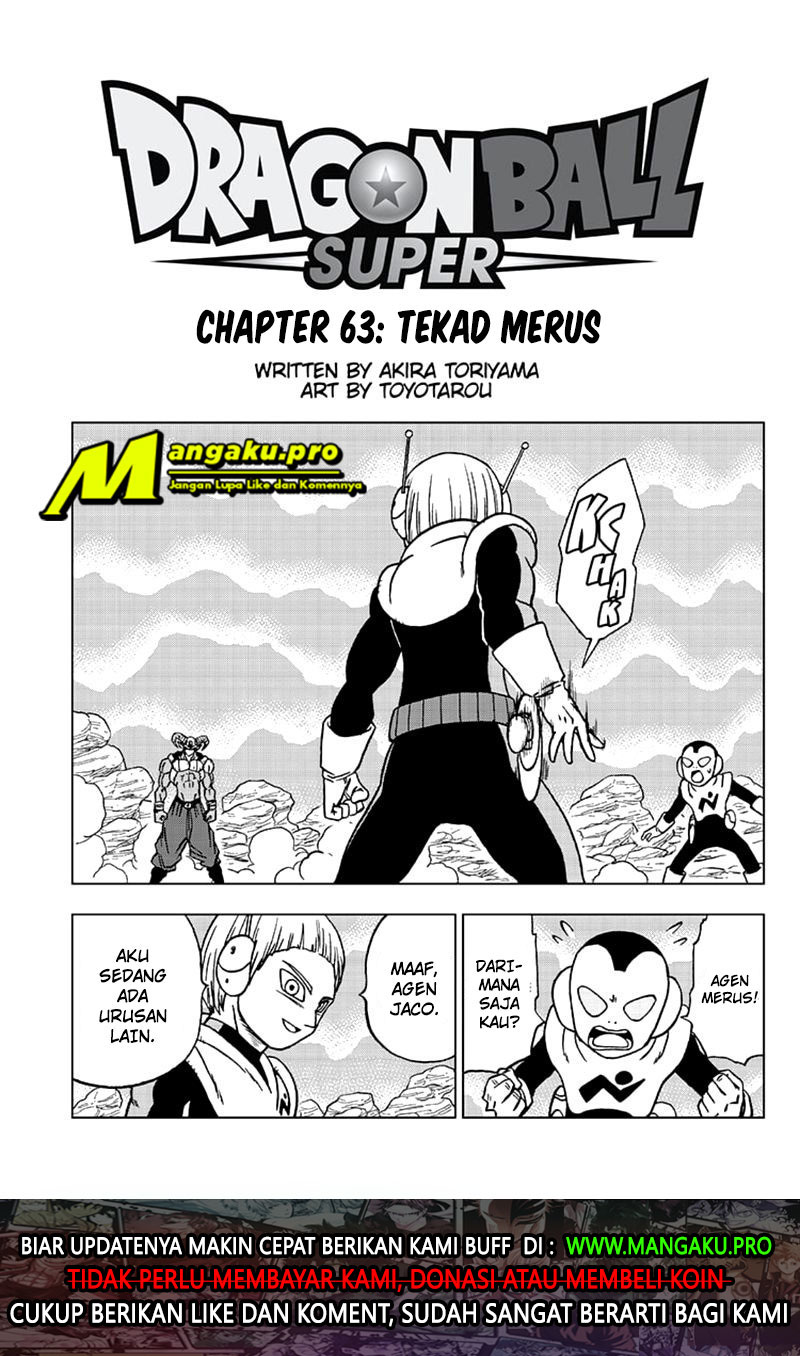 Dragon Ball Super Chapter 63.1 Gambar 3