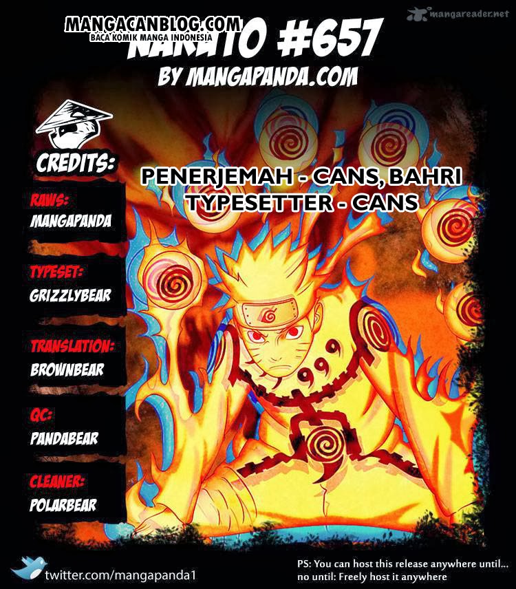 Baca Komik Naruto Chapter 657 Gambar 1