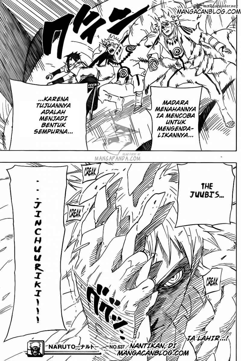 Naruto Chapter 637 Gambar 17
