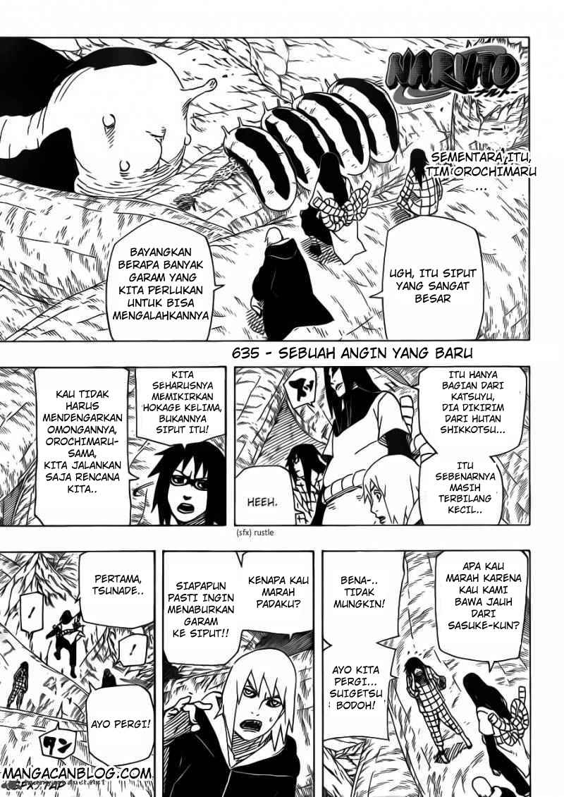 Baca Komik Naruto Chapter 635 Gambar 1