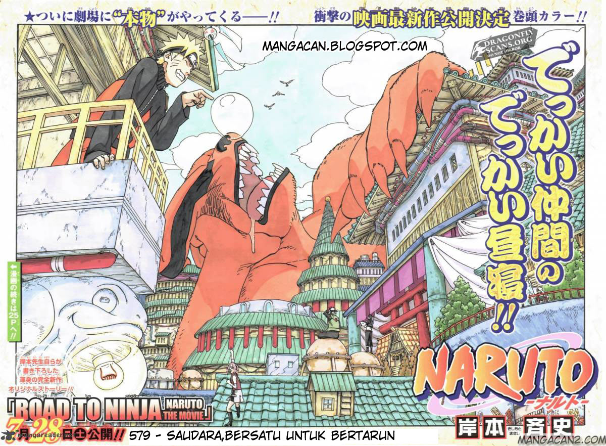 Baca Komik Naruto Chapter 579 Gambar 1