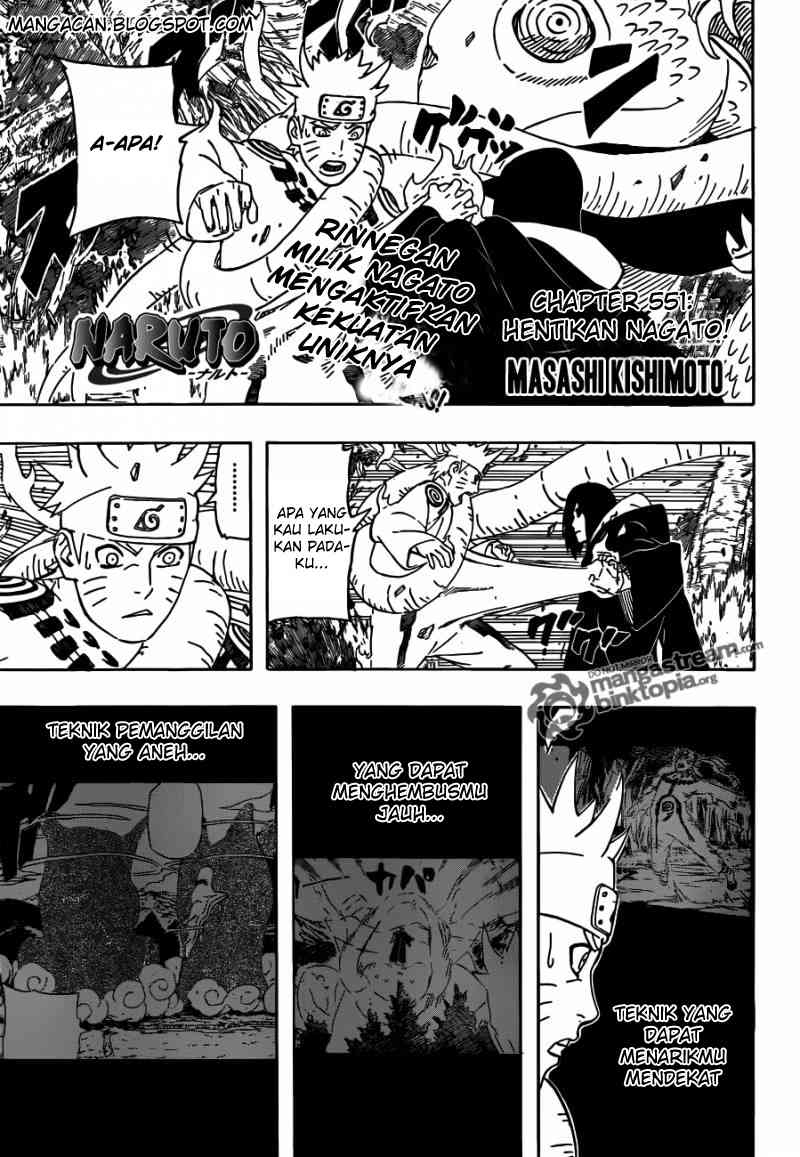 Baca Komik Naruto Chapter 551 Gambar 1