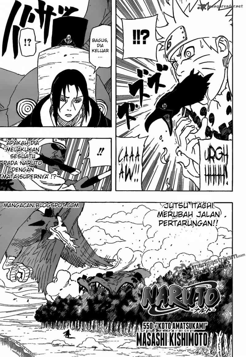 Baca Komik Naruto Chapter 550 Gambar 1