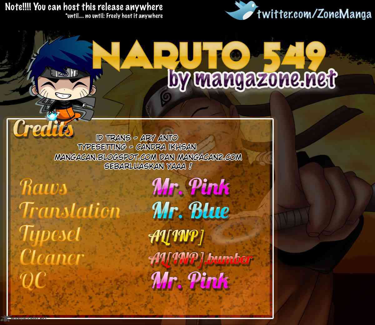Baca Komik Naruto Chapter 549 Gambar 1