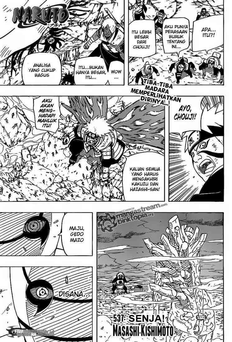 Baca Komik Naruto Chapter 537 Gambar 1