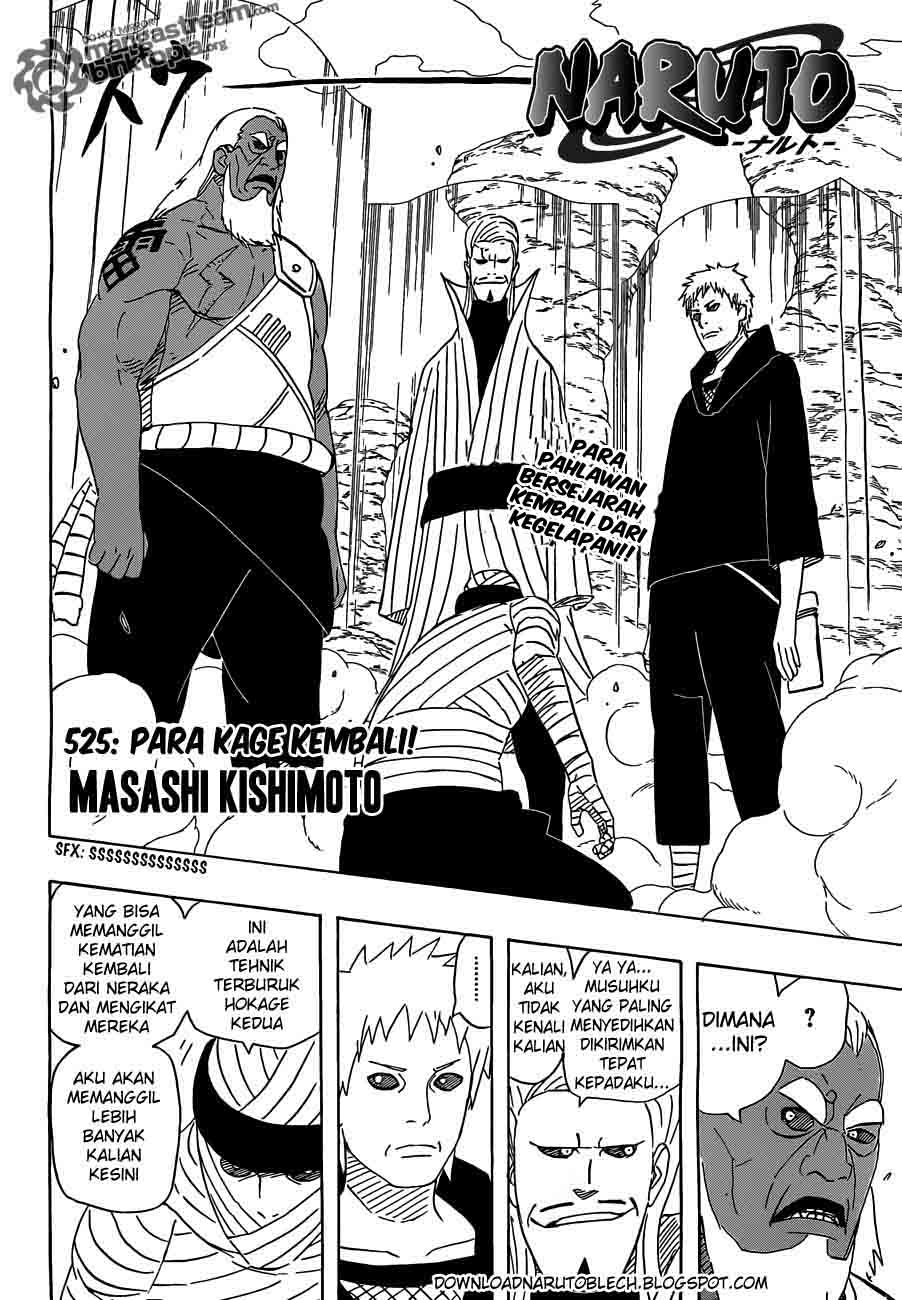Baca Naruto Chapter 525 Gambar 2