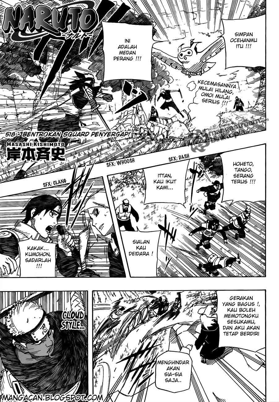 Baca Komik Naruto Chapter 518 Gambar 1