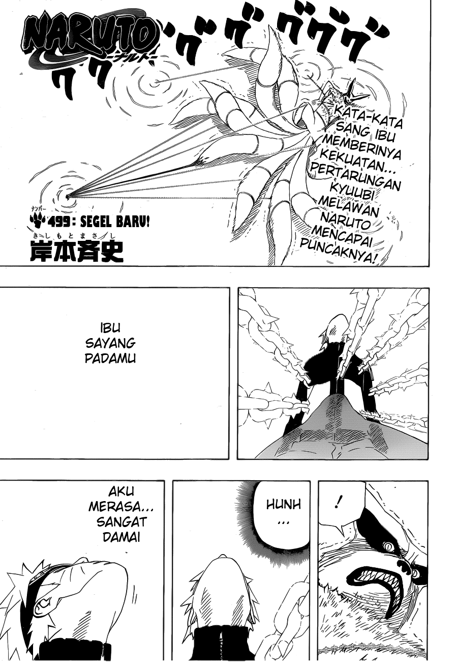 Baca Komik Naruto Chapter 499 Gambar 1