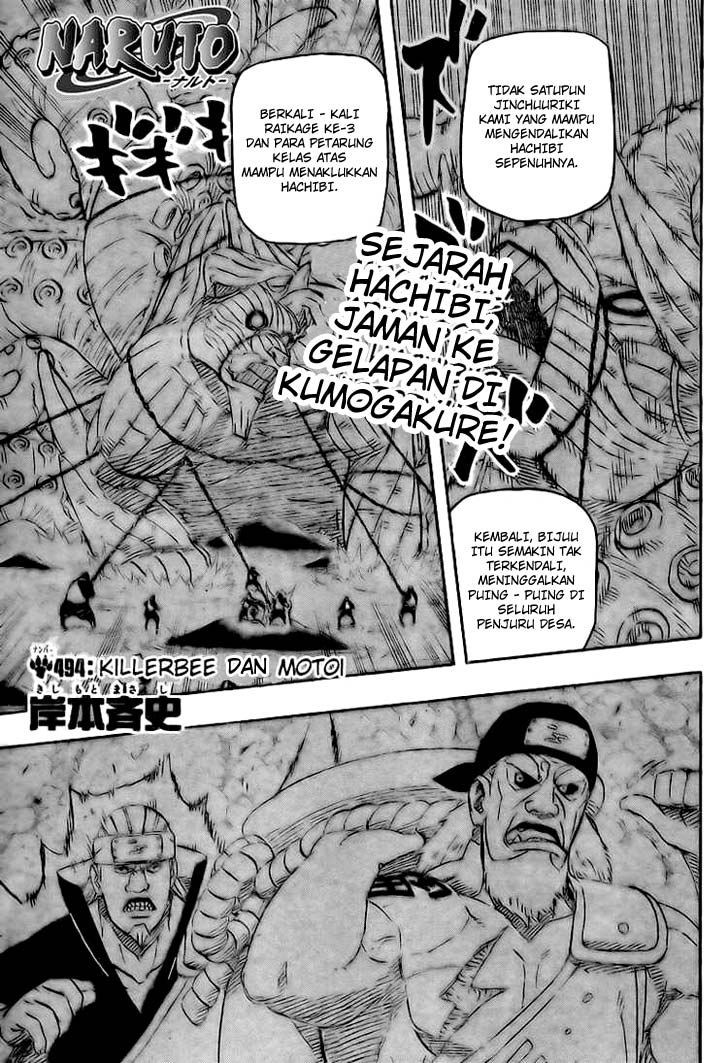 Baca Komik Naruto Chapter 494 Gambar 1