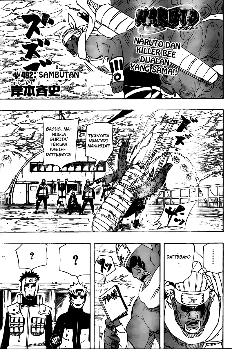 Baca Komik Naruto Chapter 492 Gambar 1