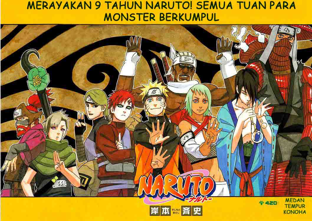 Baca  Naruto Chapter 420 Gambar 2