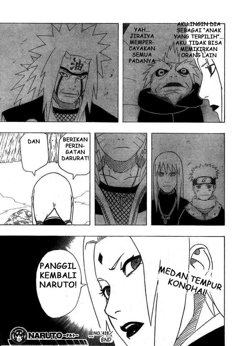 Naruto Chapter 420 Gambar 20