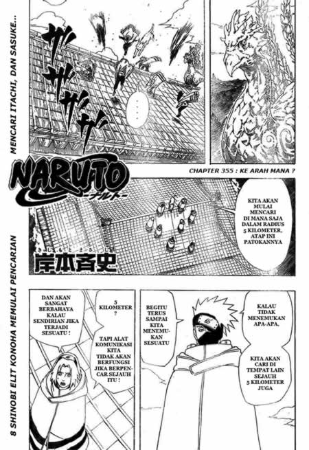 Baca Komik Naruto Chapter 355 Gambar 1