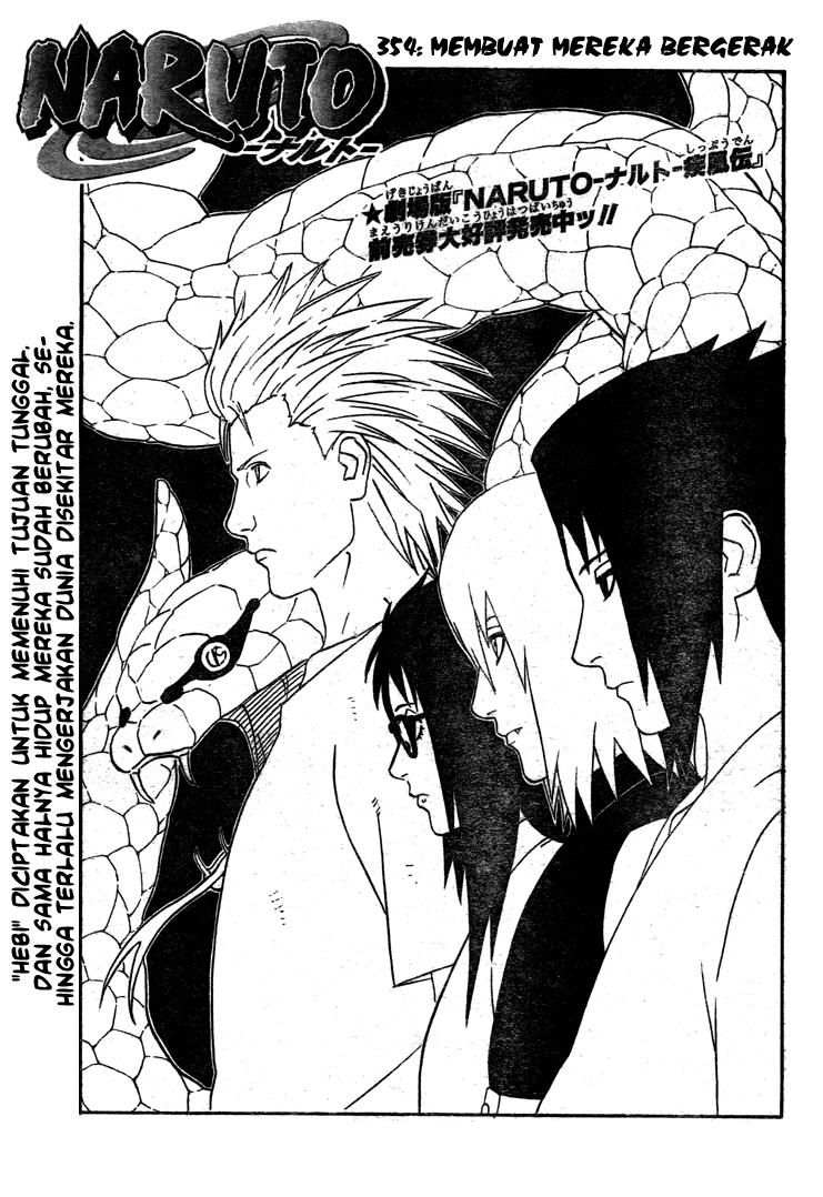 Baca Komik Naruto Chapter 354 Gambar 1