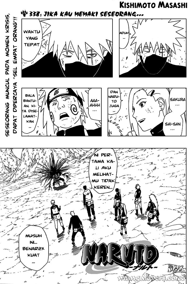Baca Komik Naruto Chapter 338 Gambar 1