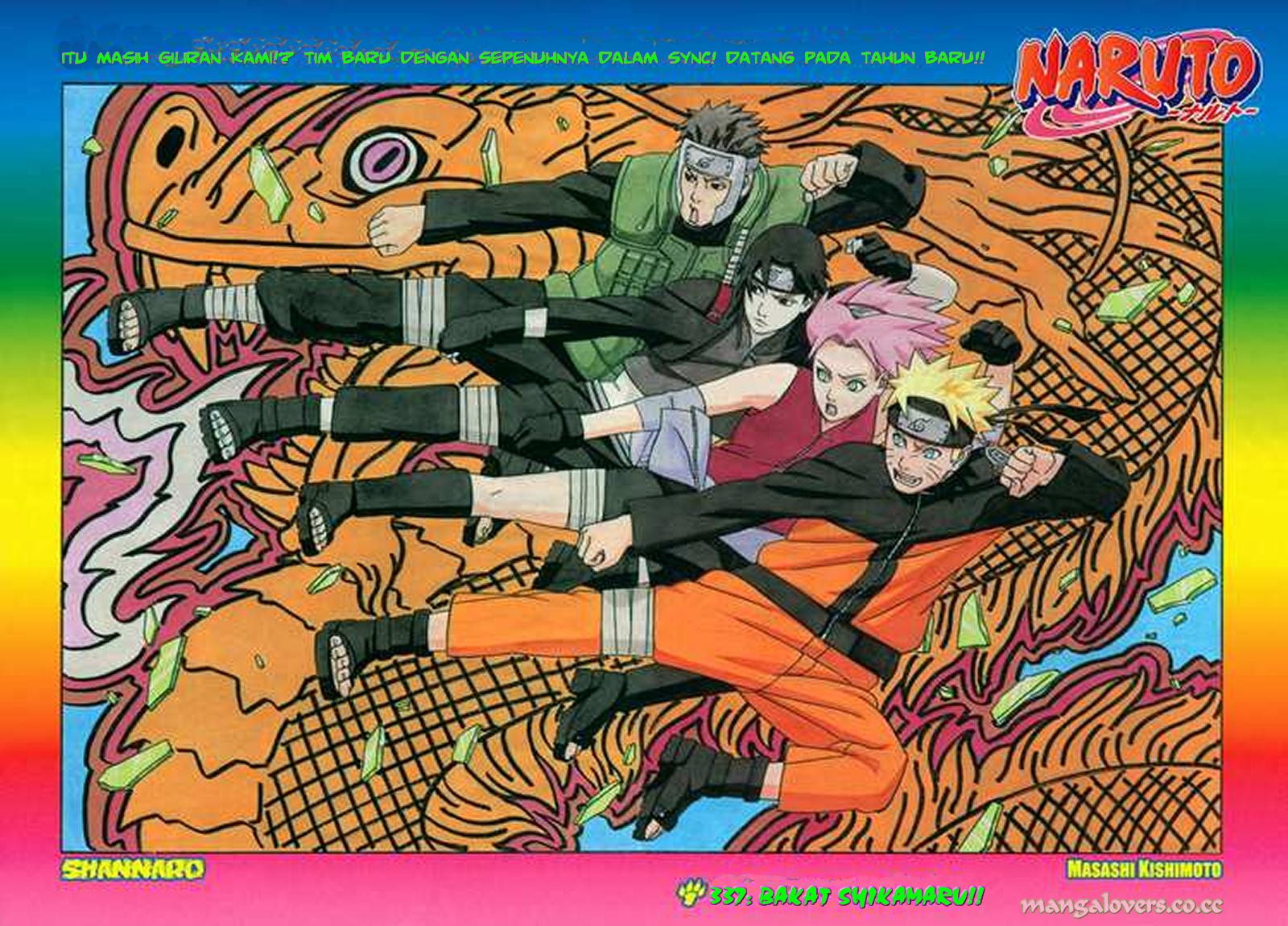 Naruto Chapter 337 Gambar 15