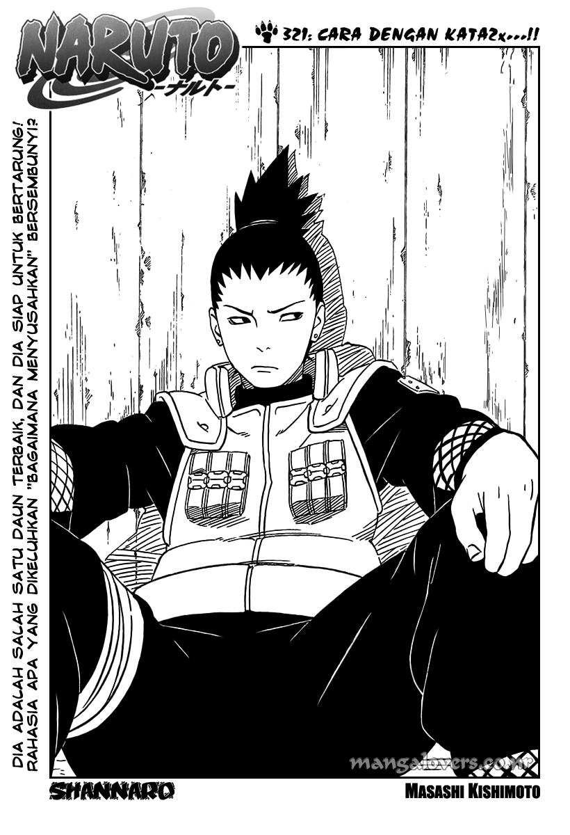 Baca Komik Naruto Chapter 321 Gambar 1