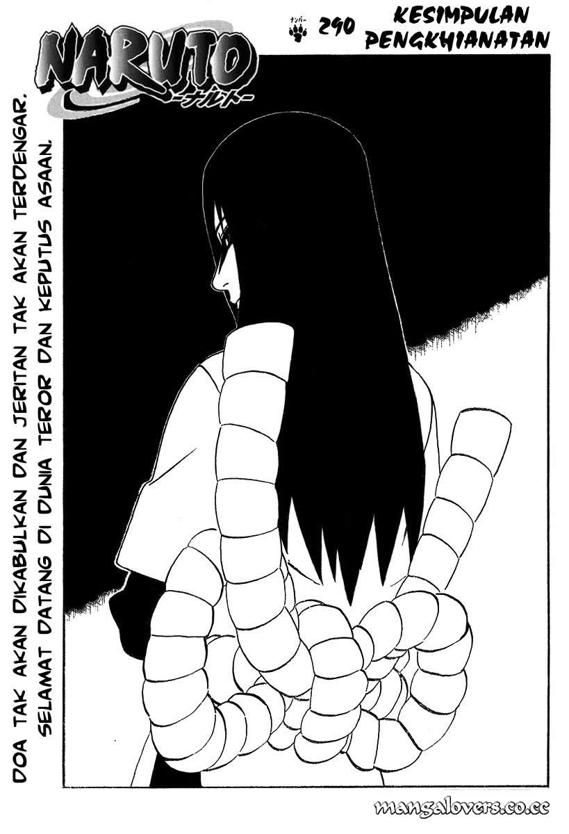 Baca Komik Naruto Chapter 290 Gambar 1