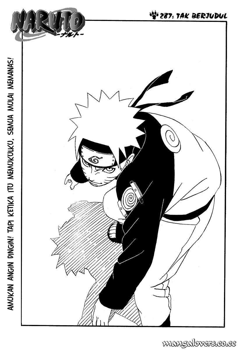 Baca Komik Naruto Chapter 287 Gambar 1