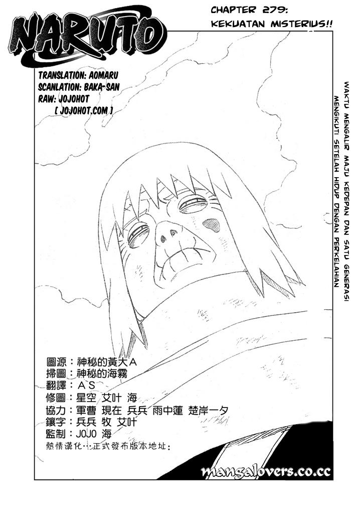 Baca Komik Naruto Chapter 279 Gambar 1