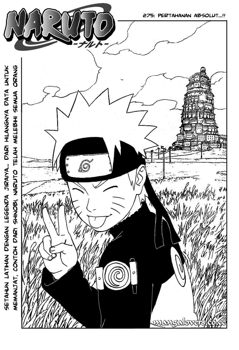 Baca Komik Naruto Chapter 275 Gambar 1