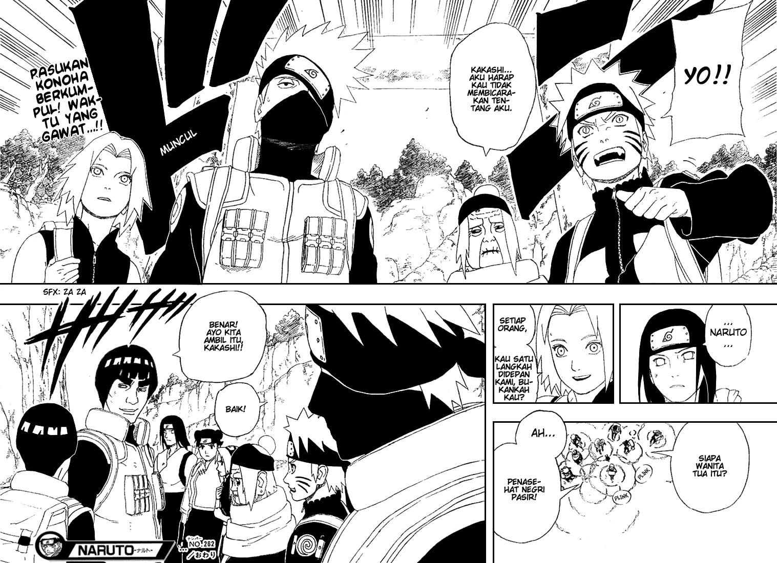 Naruto Chapter 262 Gambar 17