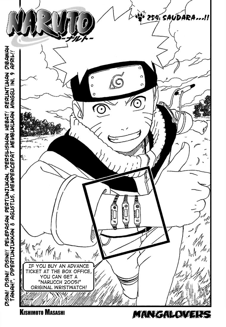 Baca Komik Naruto Chapter 254 Gambar 1