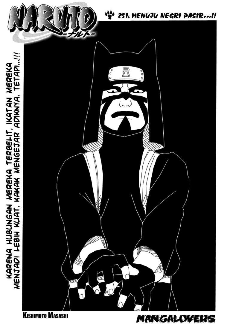 Baca Komik Naruto Chapter 251 Gambar 1