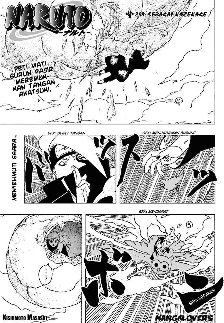 Baca Komik Naruto Chapter 249 Gambar 1