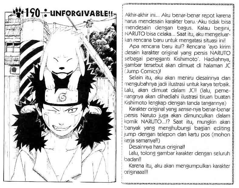 Baca Komik Naruto Chapter 190 Gambar 1