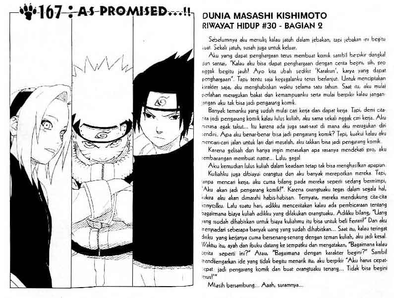 Baca Komik Naruto Chapter 167 Gambar 1