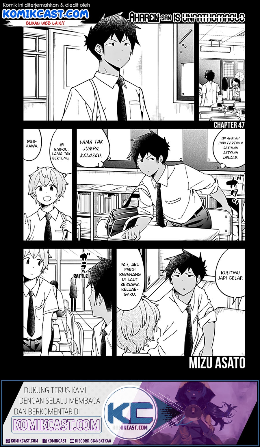 Aharen-san wa Hakarenai Chapter 47 Gambar 3