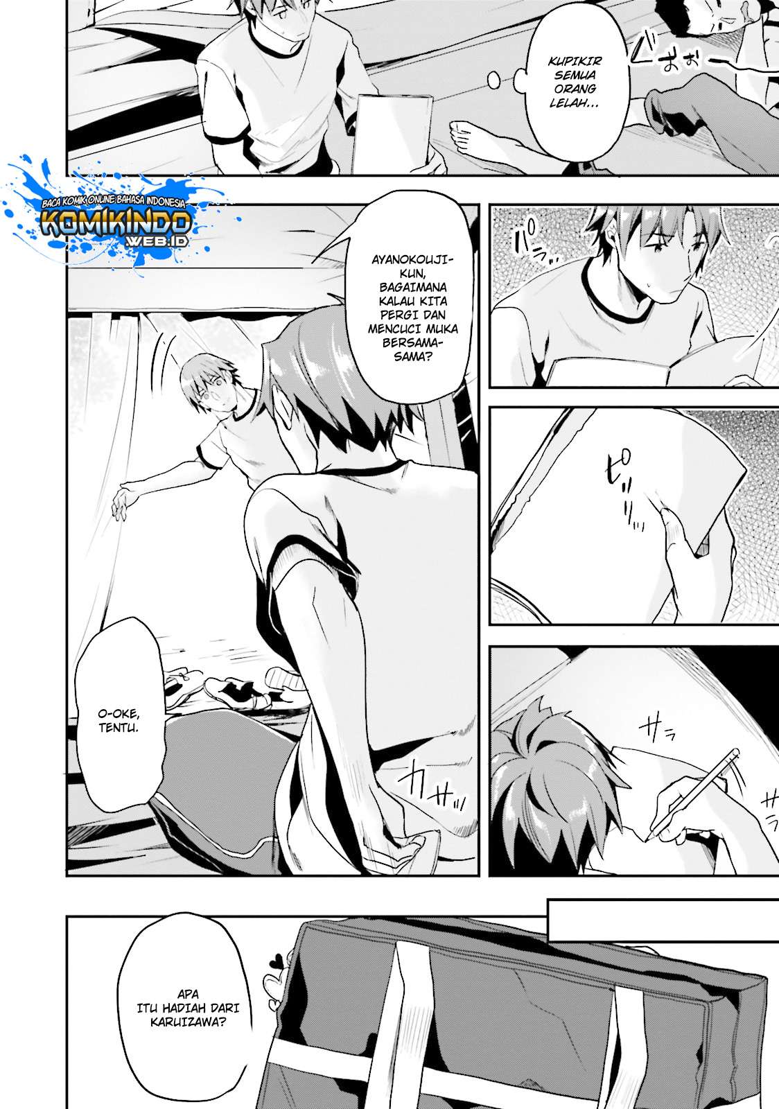 Youkoso Jitsuryoku Shijou Shugi no Kyoushitsu e Chapter 18 Gambar 24