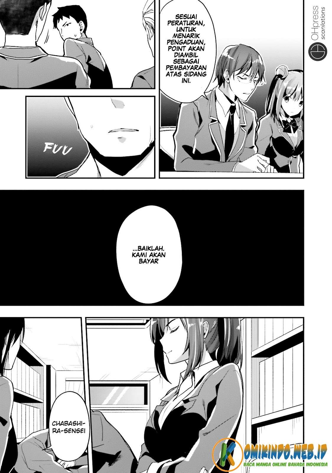 Youkoso Jitsuryoku Shijou Shugi no Kyoushitsu e Chapter 15 Gambar 18