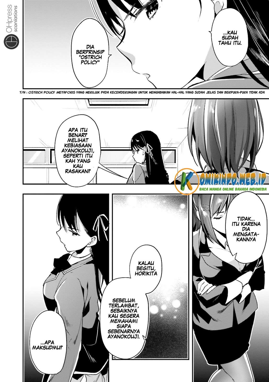 Youkoso Jitsuryoku Shijou Shugi no Kyoushitsu e Chapter 15 Gambar 26