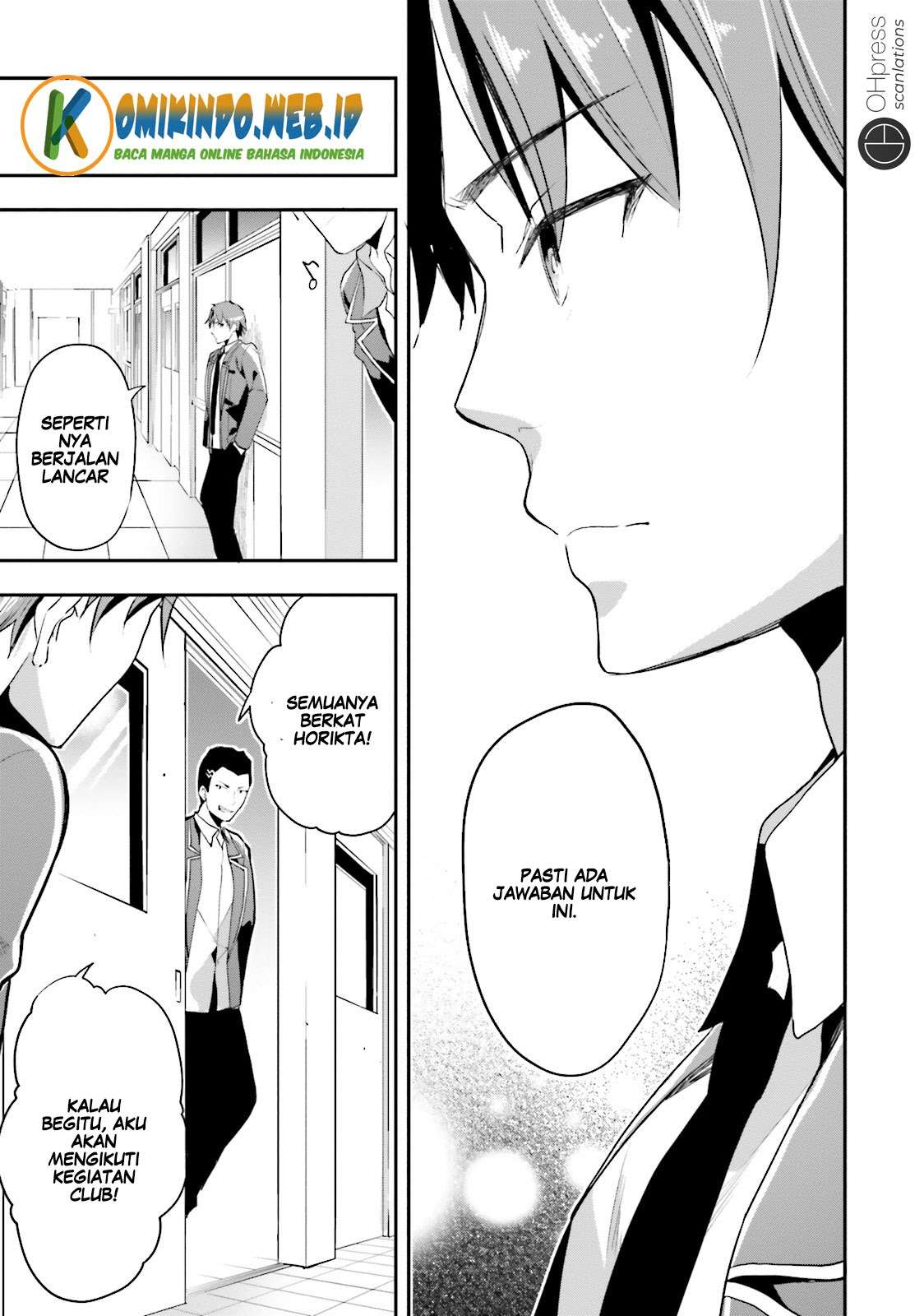 Youkoso Jitsuryoku Shijou Shugi no Kyoushitsu e Chapter 15 Gambar 29