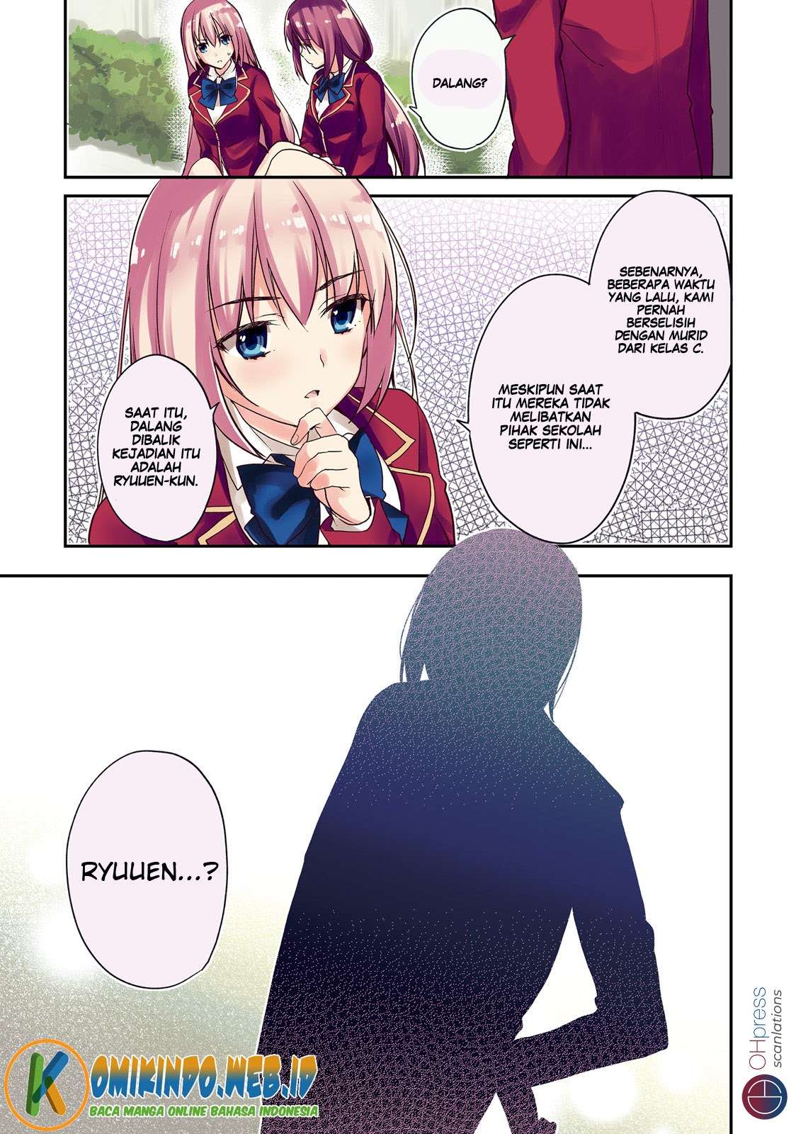 Youkoso Jitsuryoku Shijou Shugi no Kyoushitsu e Chapter 15 Gambar 3