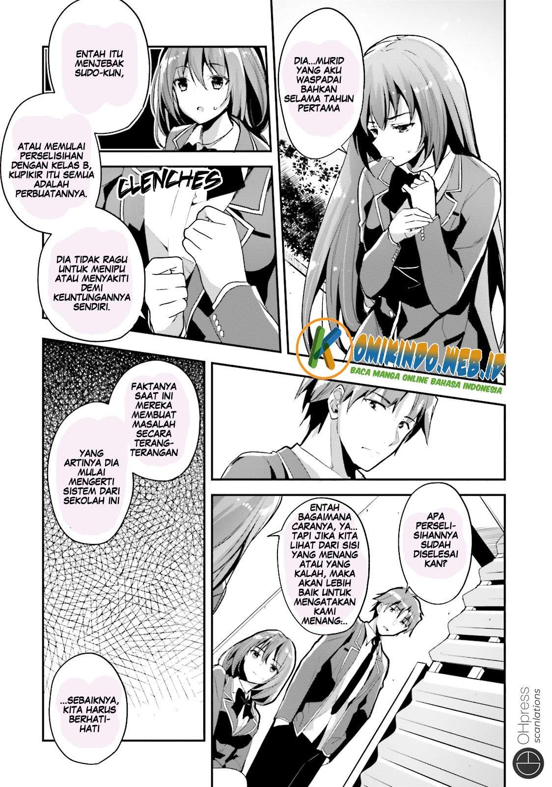 Youkoso Jitsuryoku Shijou Shugi no Kyoushitsu e Chapter 15 Gambar 7