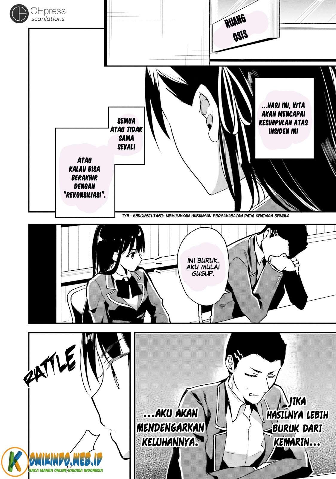 Youkoso Jitsuryoku Shijou Shugi no Kyoushitsu e Chapter 15 Gambar 8