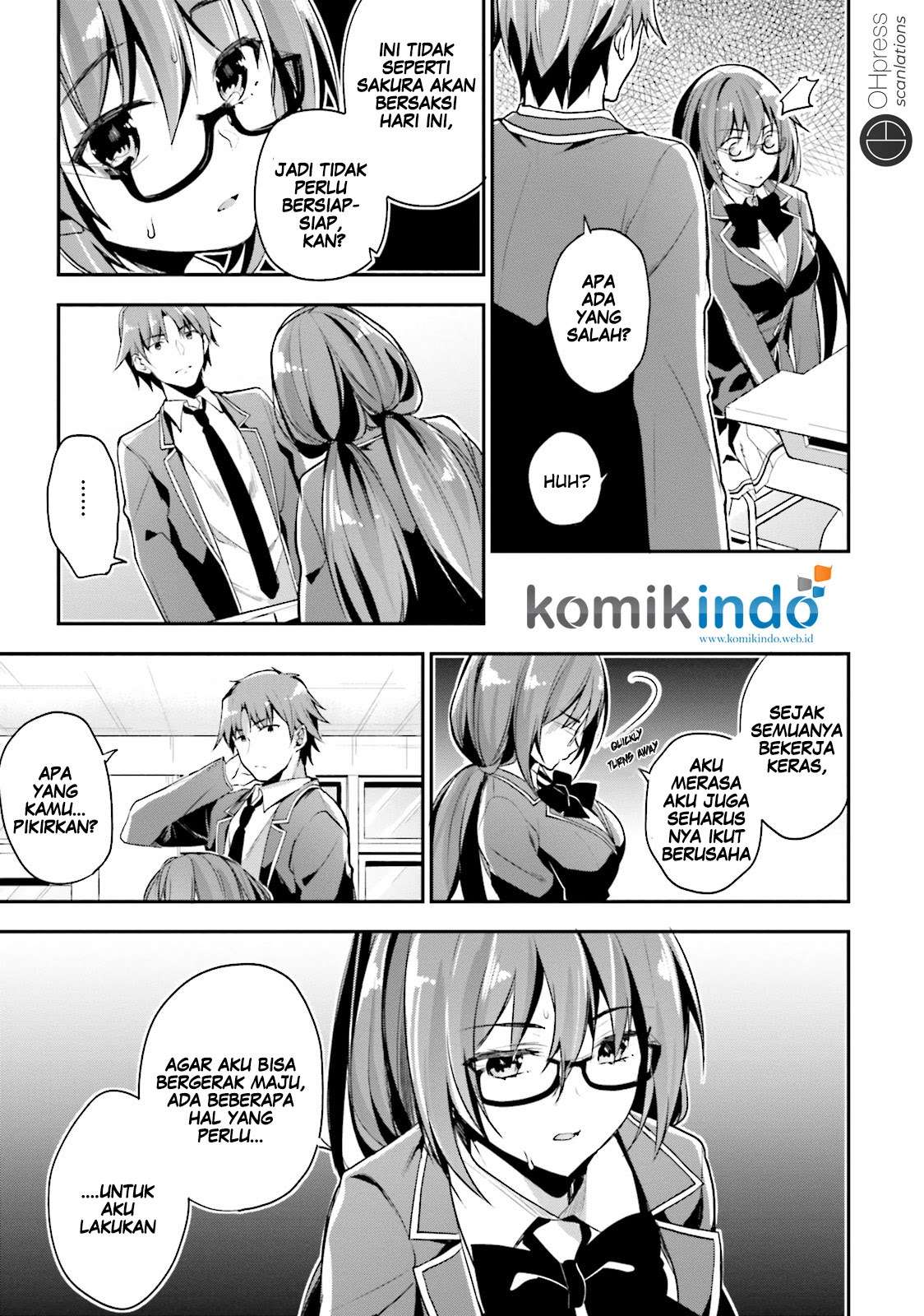 Youkoso Jitsuryoku Shijou Shugi no Kyoushitsu e Chapter 14 Gambar 12