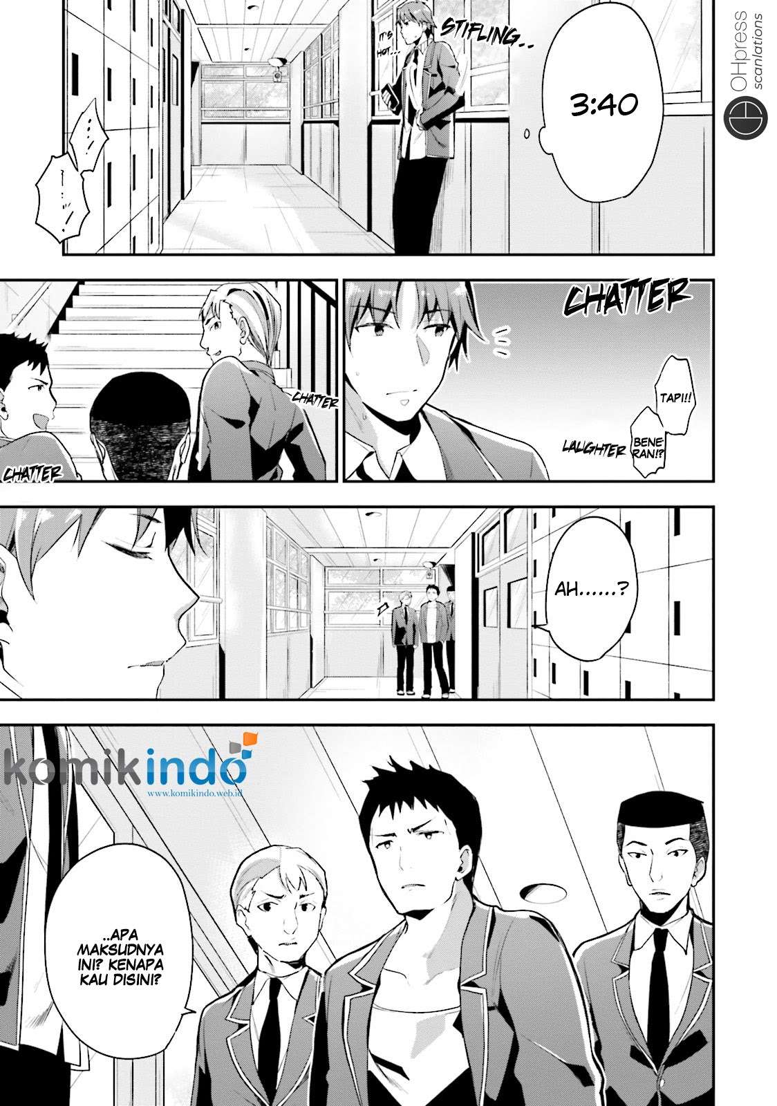 Youkoso Jitsuryoku Shijou Shugi no Kyoushitsu e Chapter 14 Gambar 14