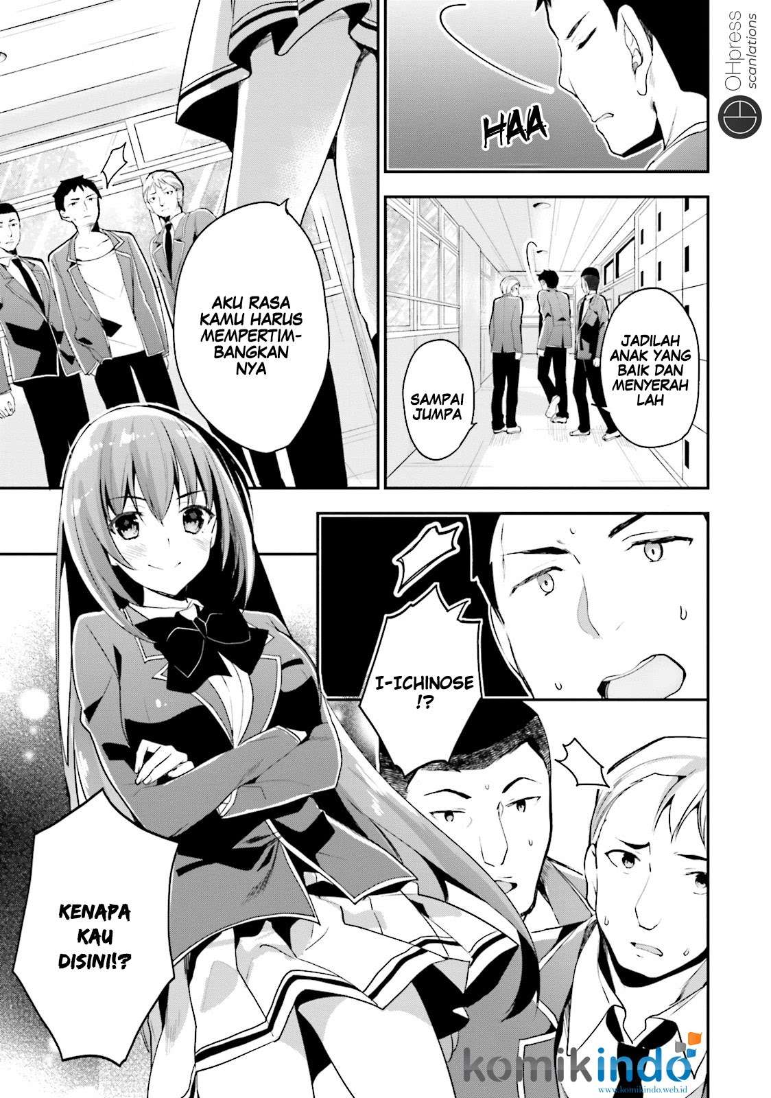 Youkoso Jitsuryoku Shijou Shugi no Kyoushitsu e Chapter 14 Gambar 16