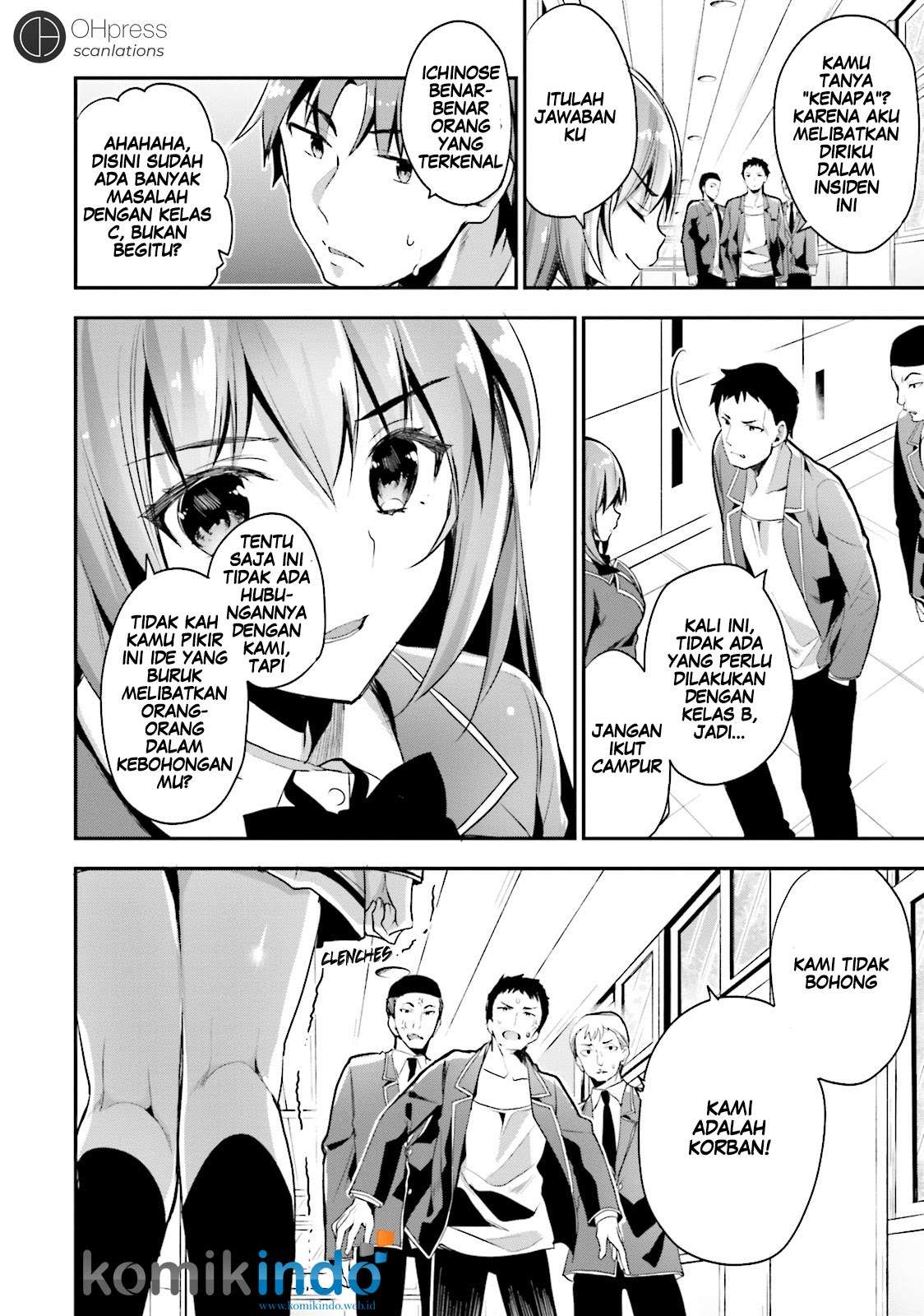 Youkoso Jitsuryoku Shijou Shugi no Kyoushitsu e Chapter 14 Gambar 18