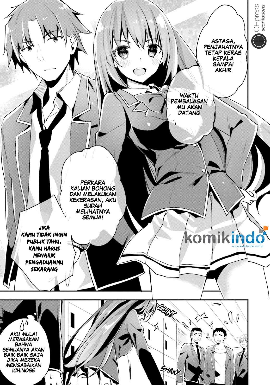 Youkoso Jitsuryoku Shijou Shugi no Kyoushitsu e Chapter 14 Gambar 19