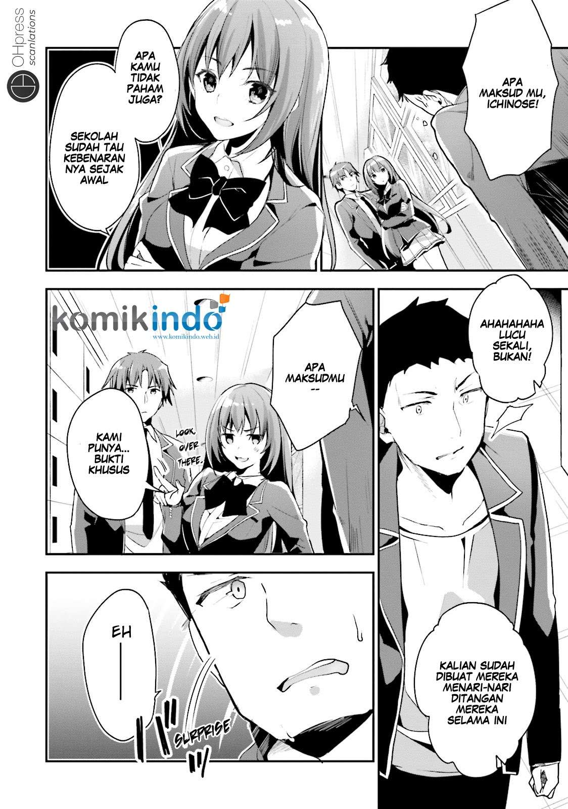 Youkoso Jitsuryoku Shijou Shugi no Kyoushitsu e Chapter 14 Gambar 22