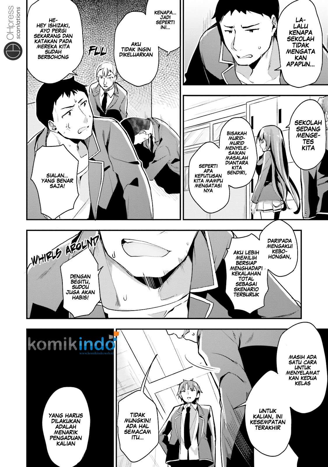 Youkoso Jitsuryoku Shijou Shugi no Kyoushitsu e Chapter 14 Gambar 28