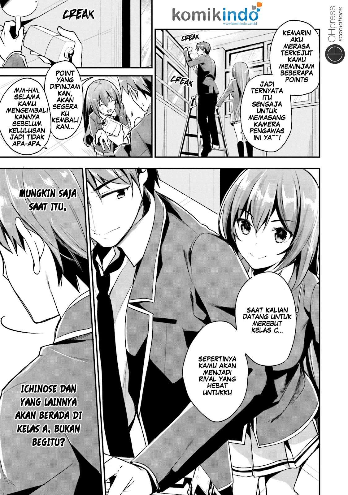 Youkoso Jitsuryoku Shijou Shugi no Kyoushitsu e Chapter 14 Gambar 31