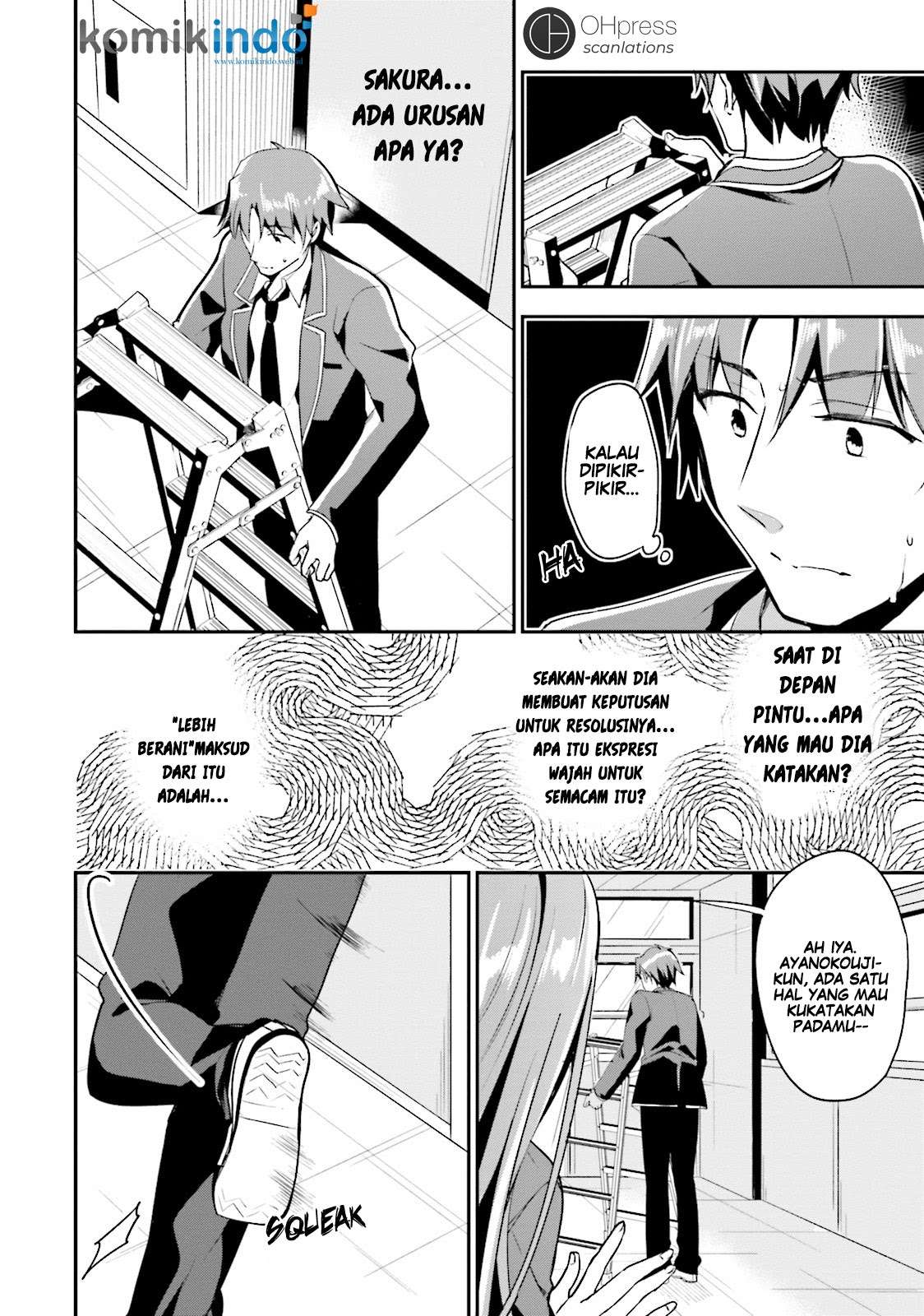 Youkoso Jitsuryoku Shijou Shugi no Kyoushitsu e Chapter 14 Gambar 32