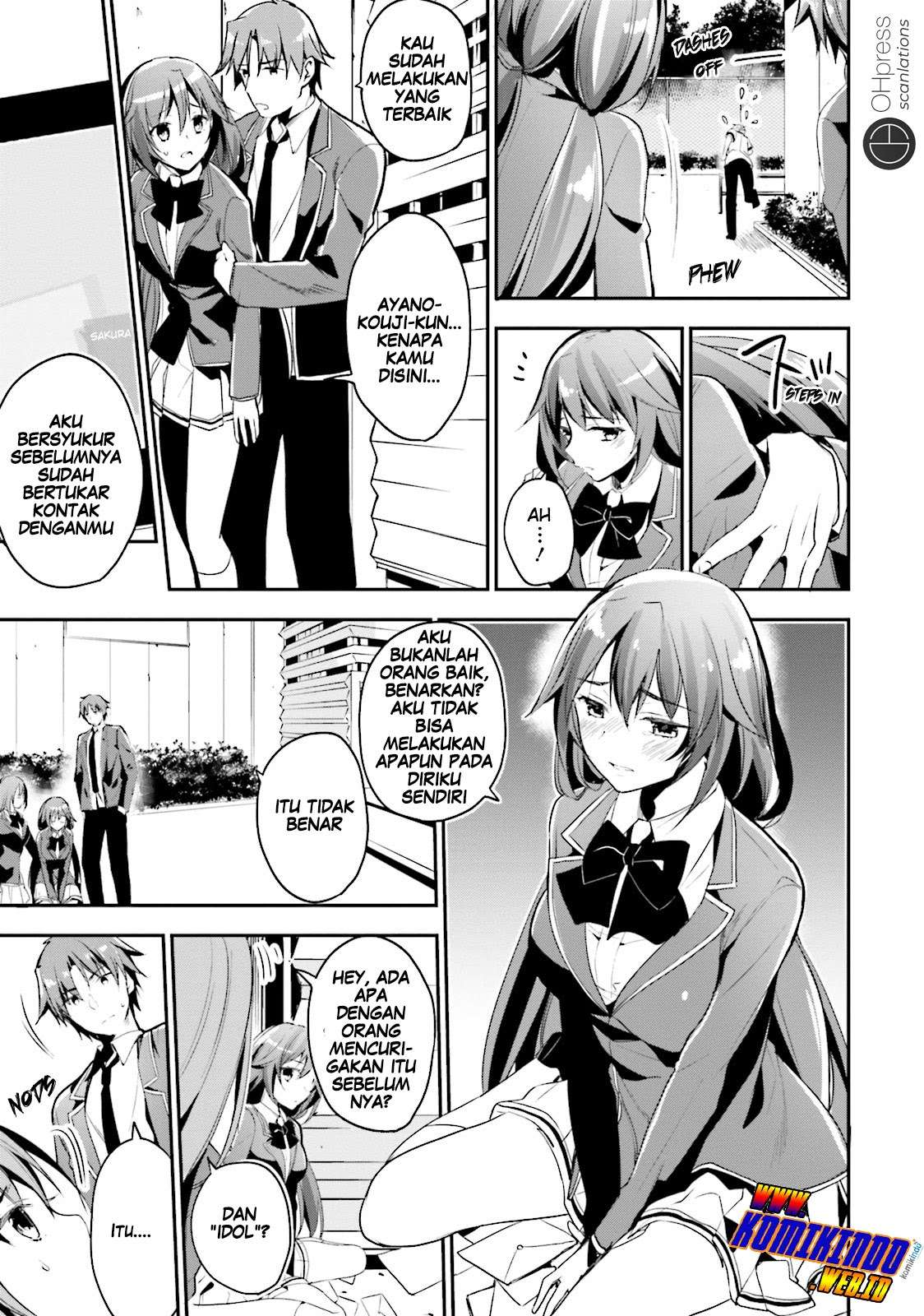 Youkoso Jitsuryoku Shijou Shugi no Kyoushitsu e Chapter 14 Gambar 39